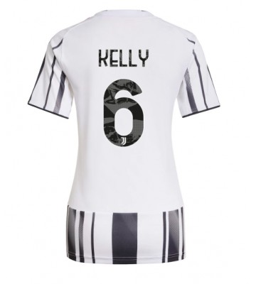 Juventus Lloyd Kelly #6 Hjemmebanetrøje Dame 2025-26 Kortærmet